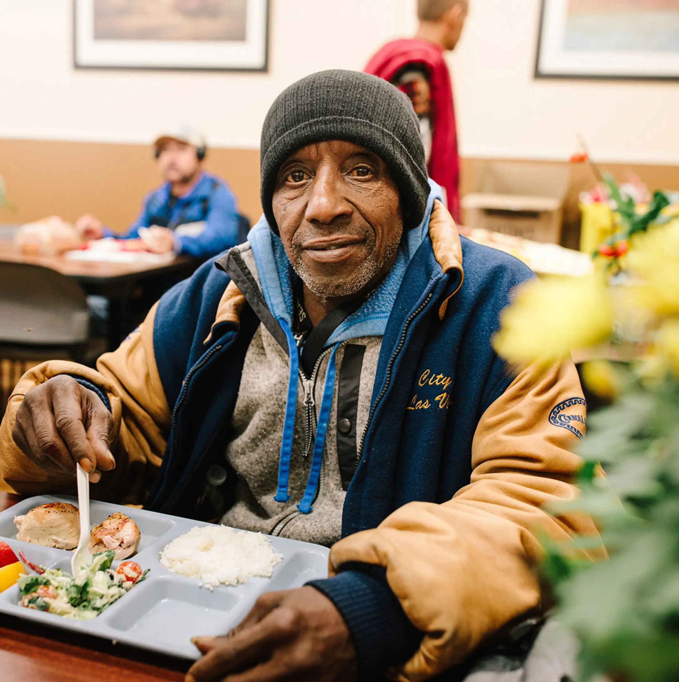Man eating Man eating
